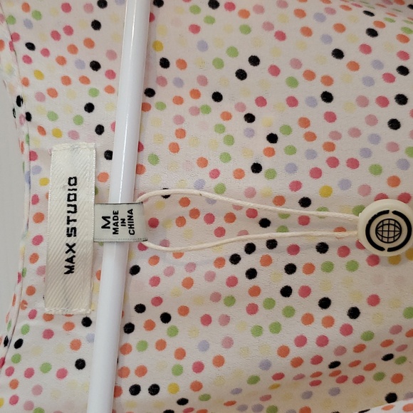 Max Studio tie side wrap top - Picture 2 of 7